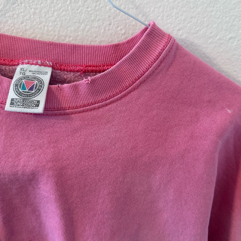 Vintage pink MunsingWear super cotton sweatshirt - Picture 2 of 5